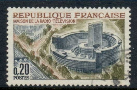 France-1963-Paris-Radio-Television-centre-FU