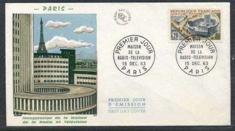 France-1963-radio-television-FDC