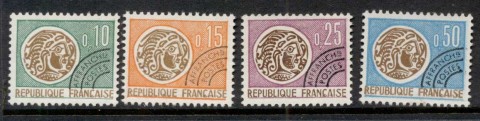 France-1964-66-Gallic-Coin-Precancels-MUH