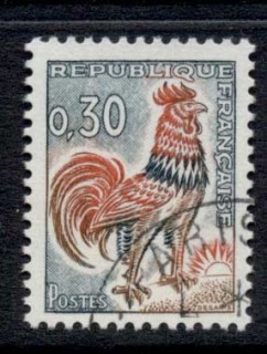 France-1964-Gallic-Cock-30c-CTO