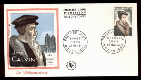 France-1964-Jean-Calvin-FDC_1