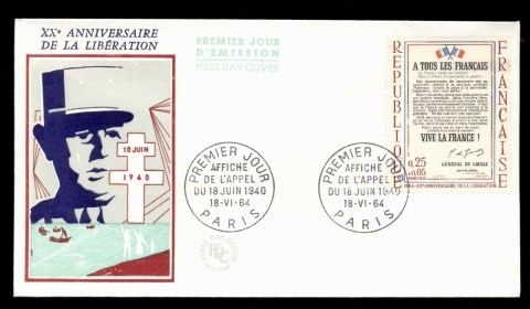 France-1964-Liberation-FDC