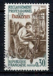 France-1964-Rehabilitation-of-the-Handicapped-CTO