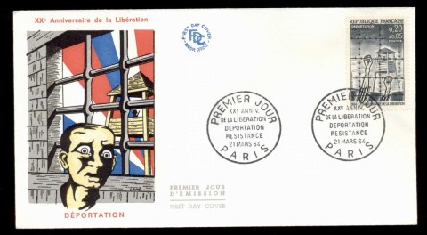 France-1964-Return-of-Deportees-FDC