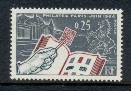 France-1964-Stamp-day-MUH