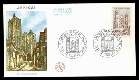 France-1965-Bourges-Cathederal-FDC_1