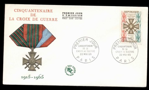 France-1965-Croix-de-Guerre-FDC_1