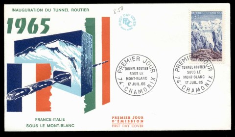 France-1965-Mont-Blanc-Tunnel-FDC