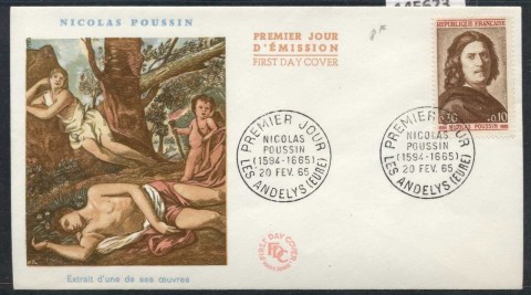 France-1965-Nicolas-Poussin-FDC