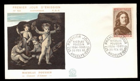 France-1965-Nicolas-Poussin-FDc_1