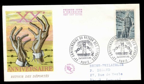 France-1965-Returning-Deportees-FDC