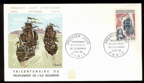 France-1965-Settlement-of-Reunion-FDC