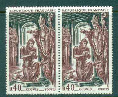 France-1966-40c-King-Clovis-Pr-MUH-lot49383