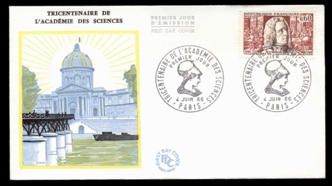 France-1966-Academy-of-Sciences-FDC