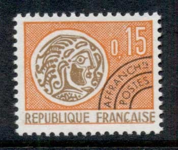 France-1966-Gallic-Coin-Precancels-MUH