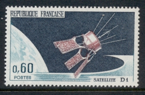 France-1966-Space-Satellite-D-1-MUH