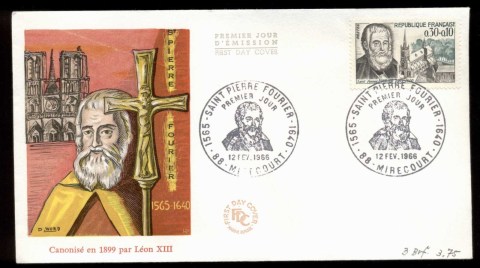 France-1966-St-Pierre-Fourier-FDC