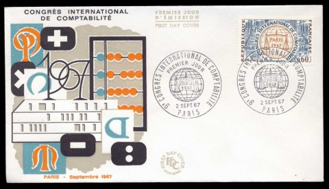 France-1967-Accountancy-Congress-FDC