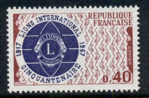 France-1967-Lions-International-MUH