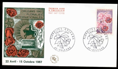 France-1967-Orleans-Flower-Festival-FDC