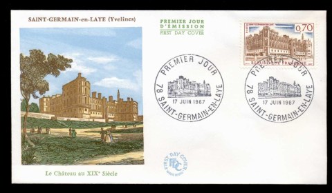 France-1967-Saint-Germain-en-Laye-FDC