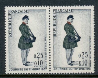 France-1967-Stamp-Day-pr-MUH