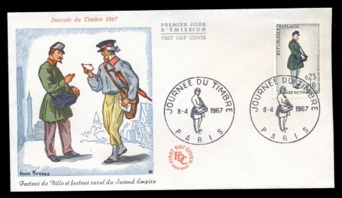 France-1967-Stamp-Day