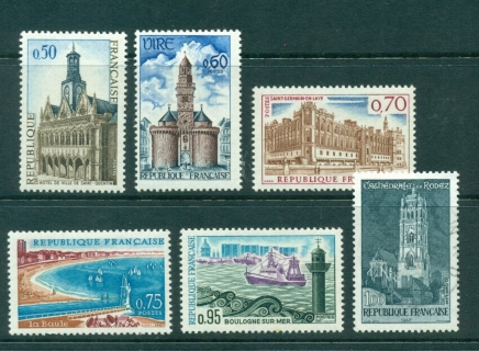 France-1967-Views-6-7-MUH-FU-Lot29083