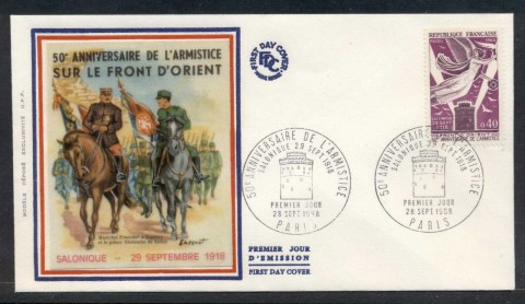 France-1968-Armistice-50th-Anniversary-FDC