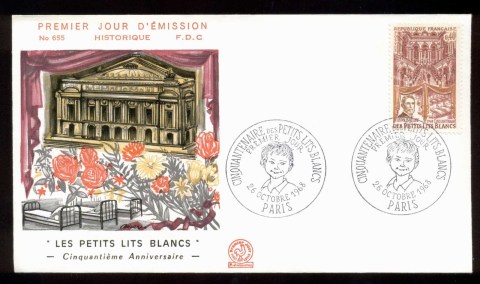 France-1968-Childrens-Hospital-Fund-FDC