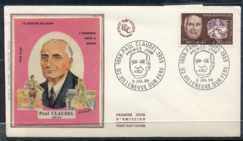 France-1968-Paul-Claudel-FDC