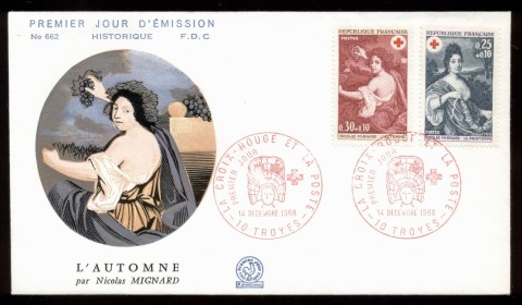 France-1968-Red-Cross-FDC