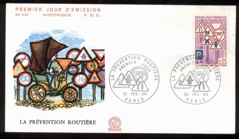 France-1968-Road-safety-FDC