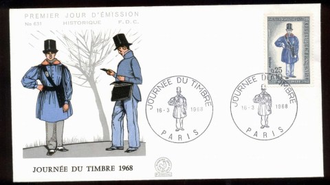 France-1968-Stamp-day-FDC_1