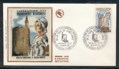 France-1968-Tower-of-Constance-FDC