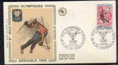 France-1968-Winter-Olympics-Grenoble-Skiing-FDC_1