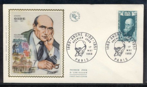 France-1969-Andre-Gide-FDC