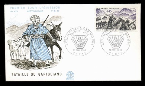 France-1969-Battle-of-Garigliano-FDC_1