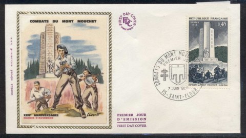 France-1969-Battle-of-Mount-Mouchet-FDC