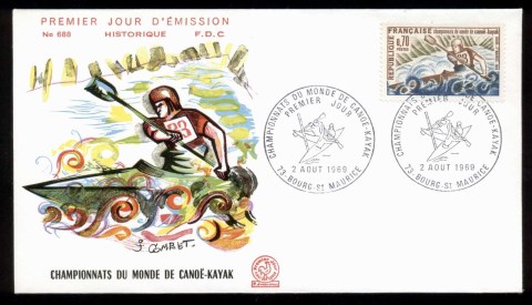 France-1969-Canoe-kayak-Championships-FDC