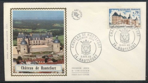 France-1969-Chateau-de-Hautefort-FDC