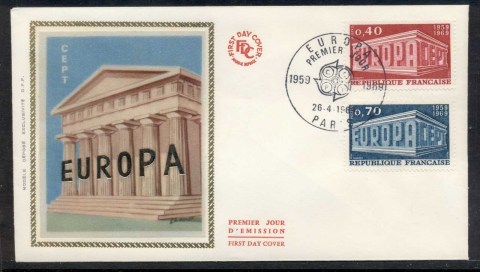 France-1969-Europa-FDC