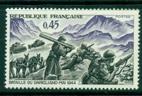 France-1969-Garigliano-Battle-scene-MUH-Lot29101