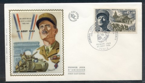 France-1969-General-leclerc-FDC