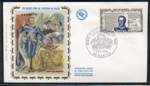 France-1969-Henry-IV-Edid-of-Nantes-FDC