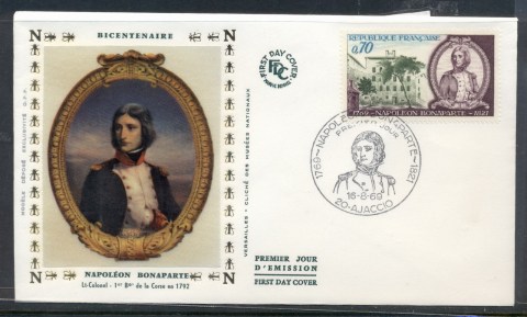 France-1969-Napoleon-Bonaparte-Bicentenary-FDC