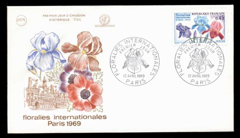 France-1969-Paris-Flower-Show-FDC