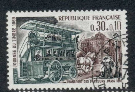 France-1969-Stamp-day-FU