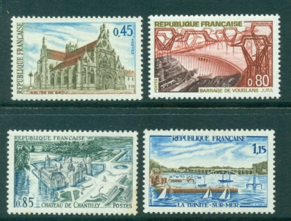 France-1969-Views-4-85c-tone-spot-MUH-Lot29097