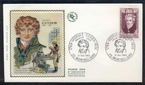 France-1969-georges-Cuvier-FDC